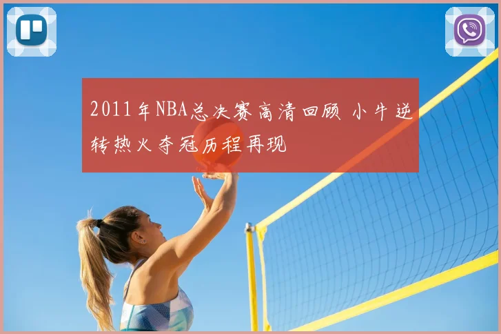 2011年NBA总决赛高清回顾 小牛逆转热火夺冠历程再现