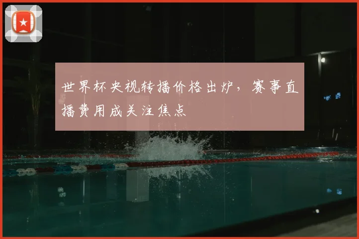 世界杯央视转播价格出炉，赛事直播费用成关注焦点